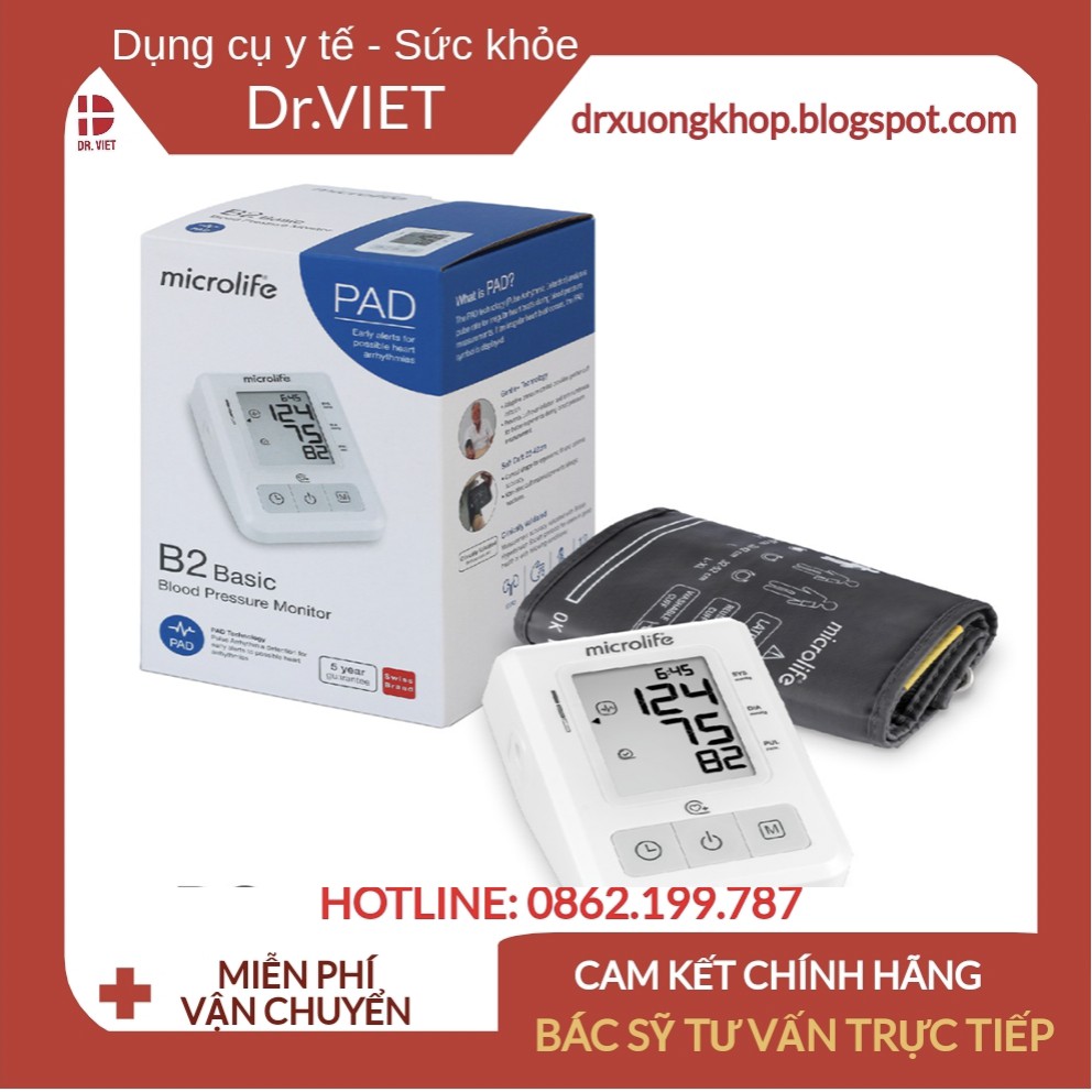 Máy Đo Huyết Áp Microlife B2 BASIC