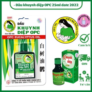 - Dầu khuynh diệp OPC 25ml date 2026
