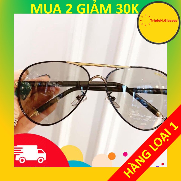 Mắt kính đổi màu ngày đêm GV21💎 Kính mát thời trang