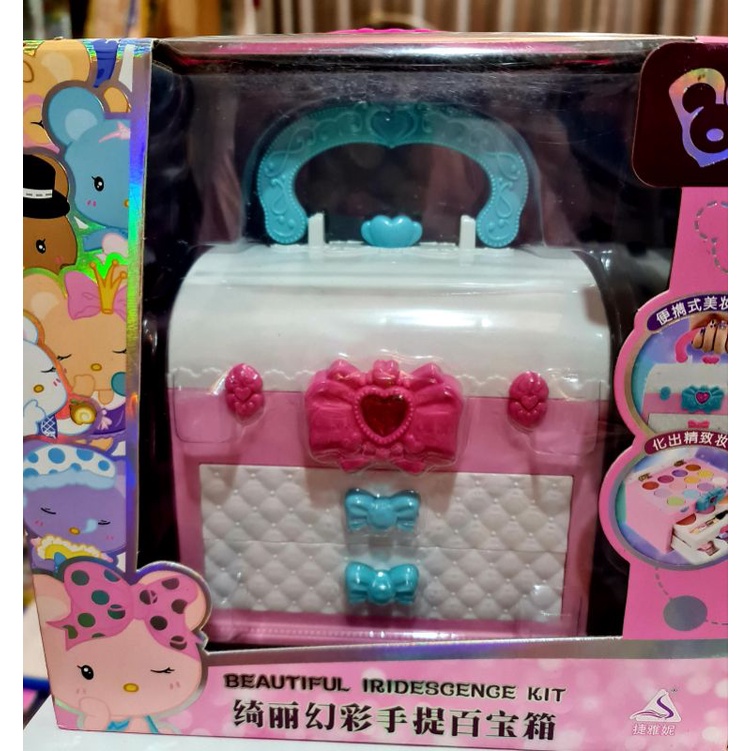 Vali Trang Điểm Và Nail Cho Bé- an toàn- chính hãng- trang điểm được thật