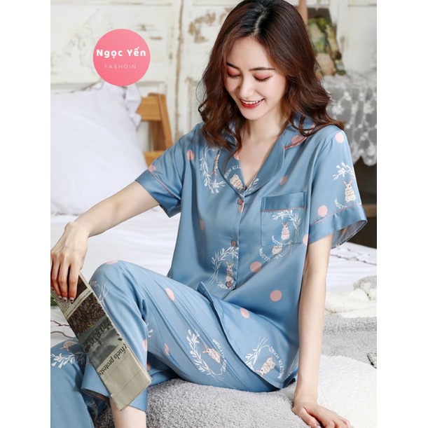 Pyjama lụa Quảng Châu cao cấp | BigBuy360 - bigbuy360.vn