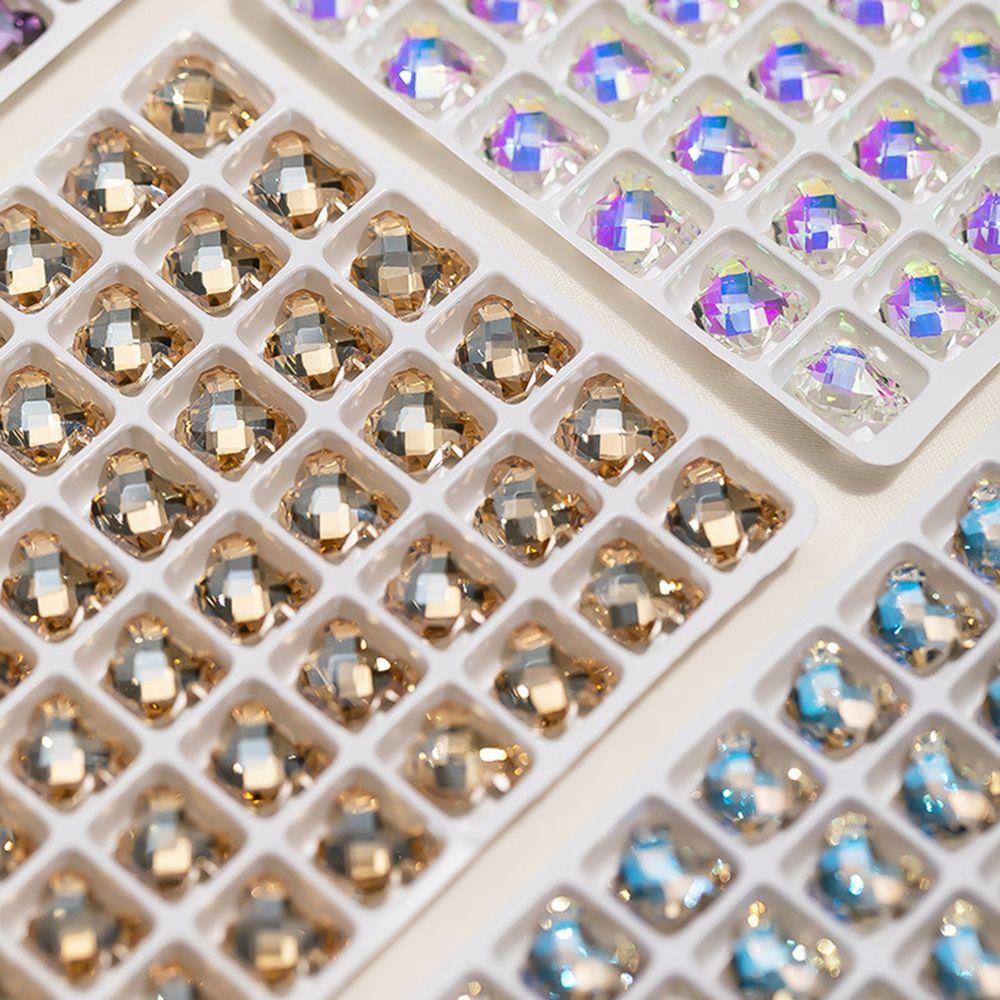 Lọ Phụ Kiện Trang Trí Móng Tay Nghệ Thuật|Phụ Kiện Trang Trí Móng Tay Bằng Thủy Tinh Nhiều Màu Sang Trọng|Túi Đeo Chéo Hình Dạng Độc Đáo Cá Tính Cho Nữ