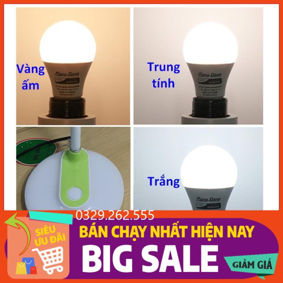 (FreeShip) Đèn học chống cận bảo vệ thị lực Rạng Đông RD-RL-32 bóng led vàng 5w chống cận