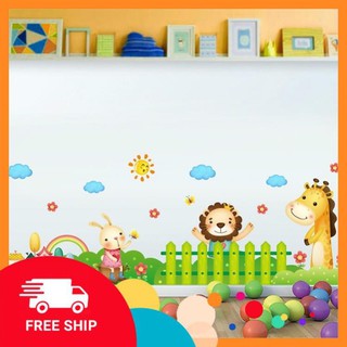 ⚡️𝗙𝗥𝗘𝗘𝗦𝗛𝗜𝗣⚡️ Decal dán tường chân tường thỏ