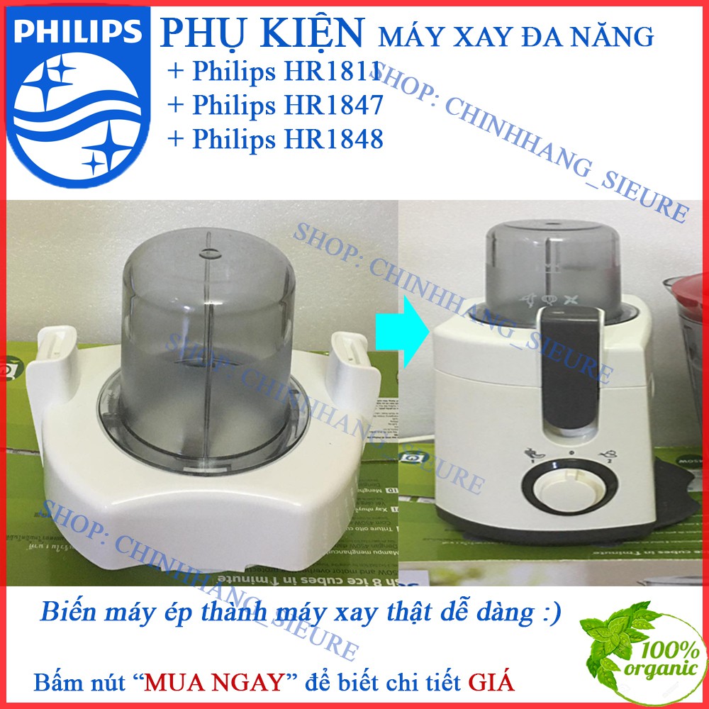 [Phụ kiện] - Máy ép trái cây Philips HR1811