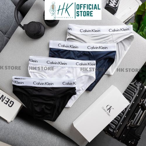 Quần Lót Nam Combo 4 Cái, Quần Sịp Nam tam giác Cotton Cao Cấp Co Giãn 4 Chiều Cực Mát -CKC.CB4