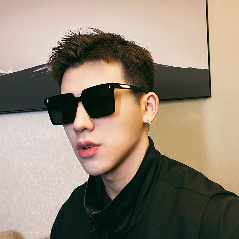 Kính Mát Nam Nữ Basic Màu đen dáng vuông Chống Bụi Bảo Vệ Mắt Chống tia UV400  Kixu.Glasses