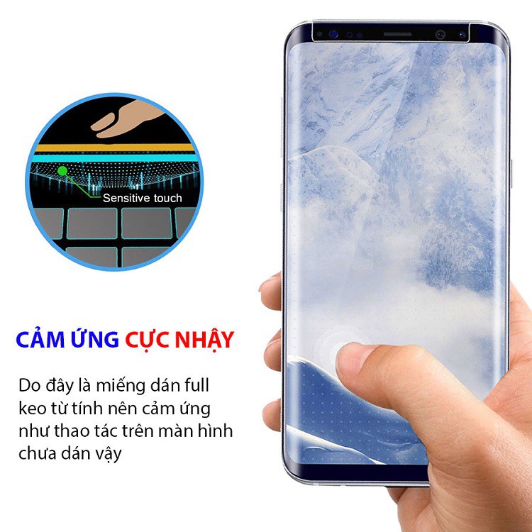 Kính cường lực  FULL KEO UV  cho máy note 8  note 9  s8  s8 plus   s10 plus   s7 edge  S9 plus  s9 s10  s6 edge