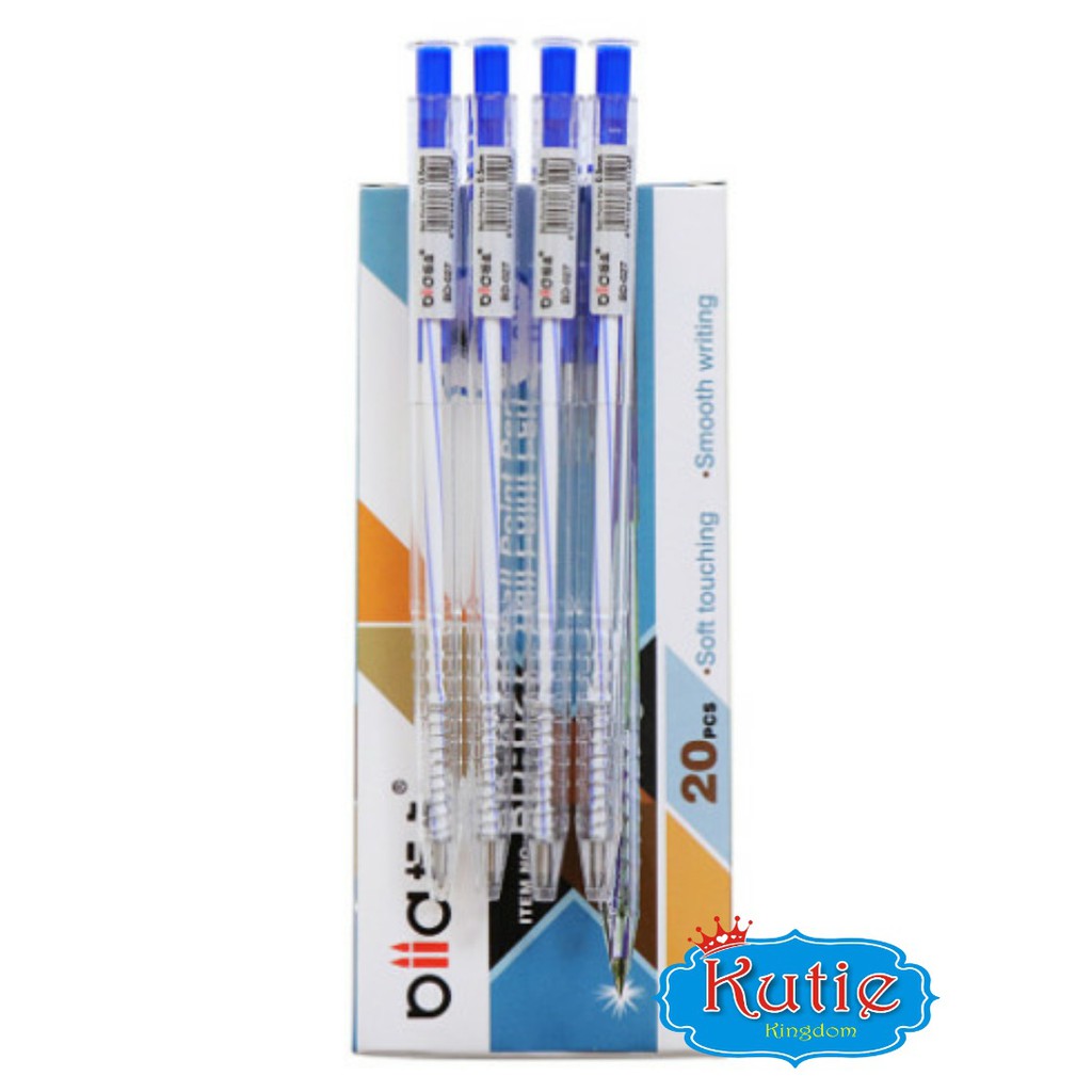 Bút bi mực xanh nét 0.5 (20c/hộp)