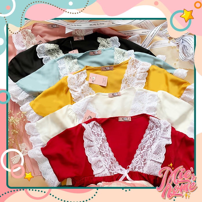 Đồ bộ đùi mặc nhà ngủ nữ, lụa tơ cao cấp mát mịn-Mie | BigBuy360 - bigbuy360.vn