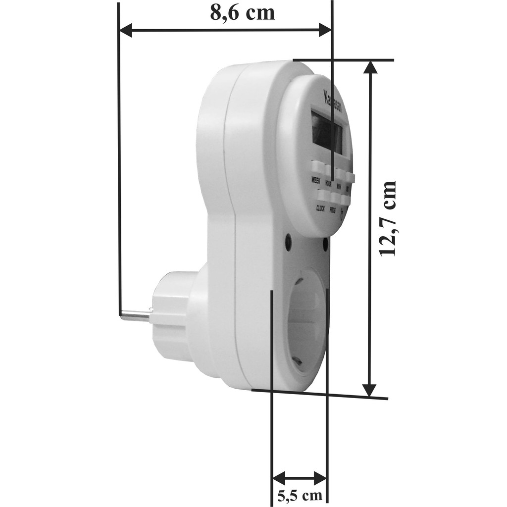 Công tắc hẹn giờ ổ cắm - Ổ cắm kỹ thuật số Kawasan SG36