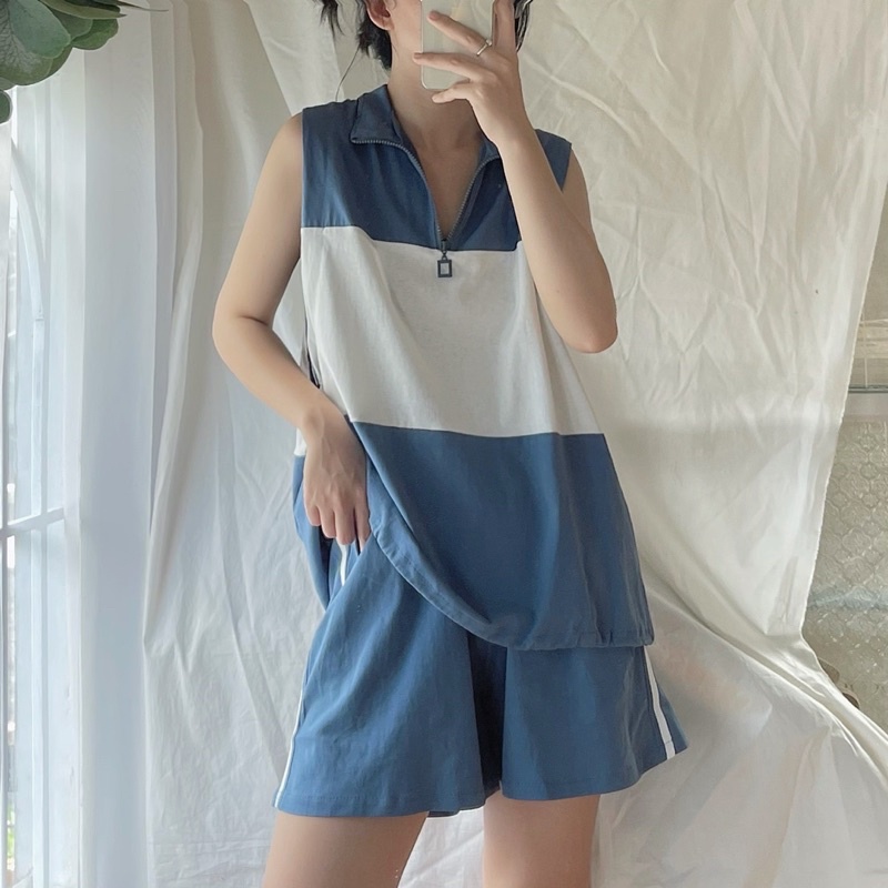 SET TANK TOP PHỐI MÀU