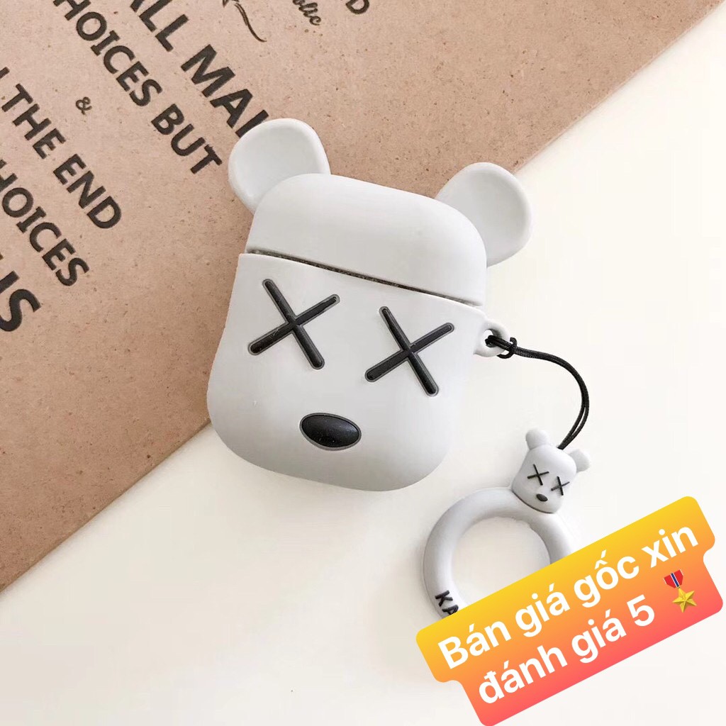 Case Vỏ Bao Airpods Đựng Tai Nghe Cho Airpod 1&amp;2 Chất Liệu Silicon Dẻo Hỗ trợ Airpods i11 i12 i18 i100