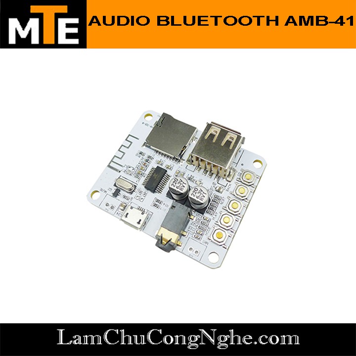 Mạch giải mã âm thanh MP3 lossless từ thẻ nhớ, usb tích hợp giải mã âm thanh không dây Bluetooth AMB-41  bản quốc tế