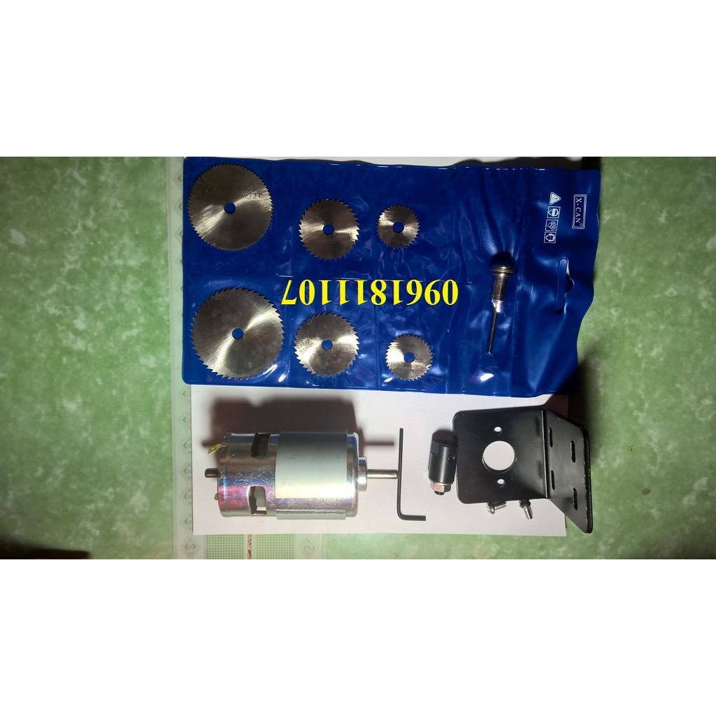 Combo cắt mini motor 775 150W 18000rpm vòng