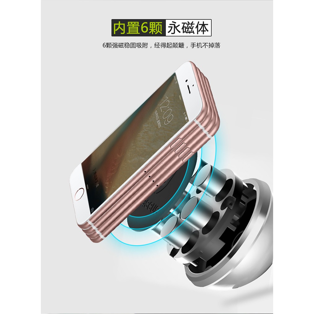 Giá đỡ điện thoại hít nam châm tay đòn dài tiện lợi chính hãng Baseus thiết kế thông minh cho oto | BigBuy360 - bigbuy360.vn