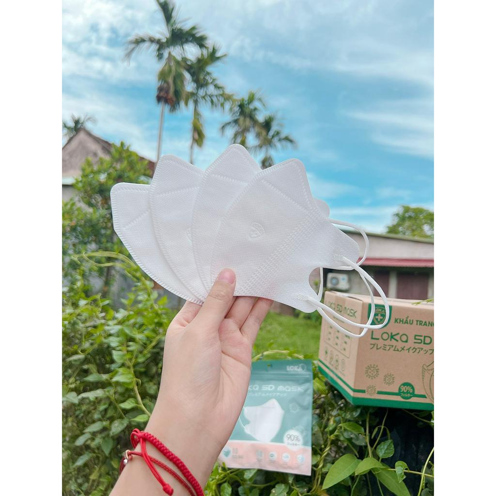 Thùng 200 cái Khẩu trang 5D Mask 3 lớp kháng khuẩn