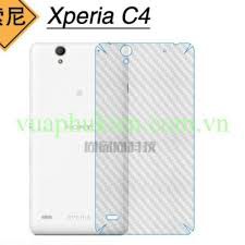 Miếng dán vân Carbon mặt lưng cho Sony Xperia C3, C4, C5