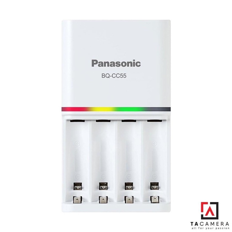 Sạc Pin AA/AAA Panasonic BQ-CC55E - Sạc Thông Minh Siêu Nhanh
