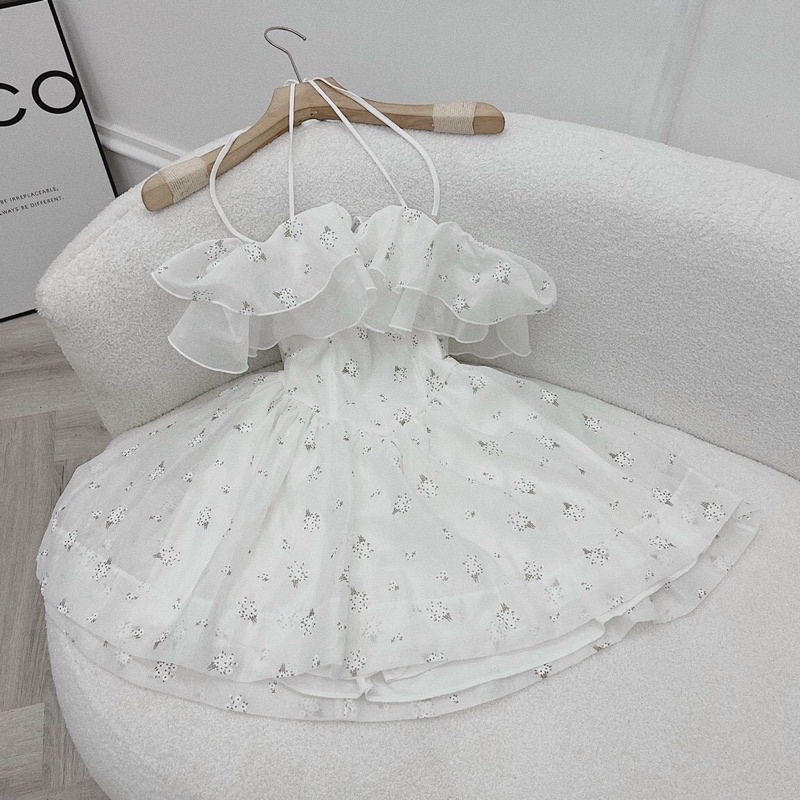 ĐẦM HOA BÈO NGỰC DÁNG XOÈ