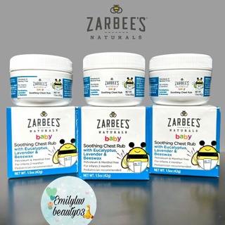 Dầu bôi ấm ngực giảm ho Zarbees Mỹ cho bé 2 tháng trở lên