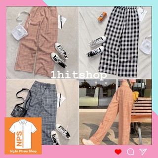 Quần CARO ỐNG RỘNG 12 Màu Unisex
