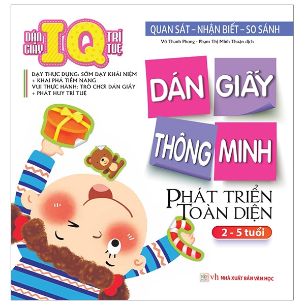 Sách - Dán Giấy Iq Trí Tuệ: Quan Sát - Nhận Biết - So Sánh