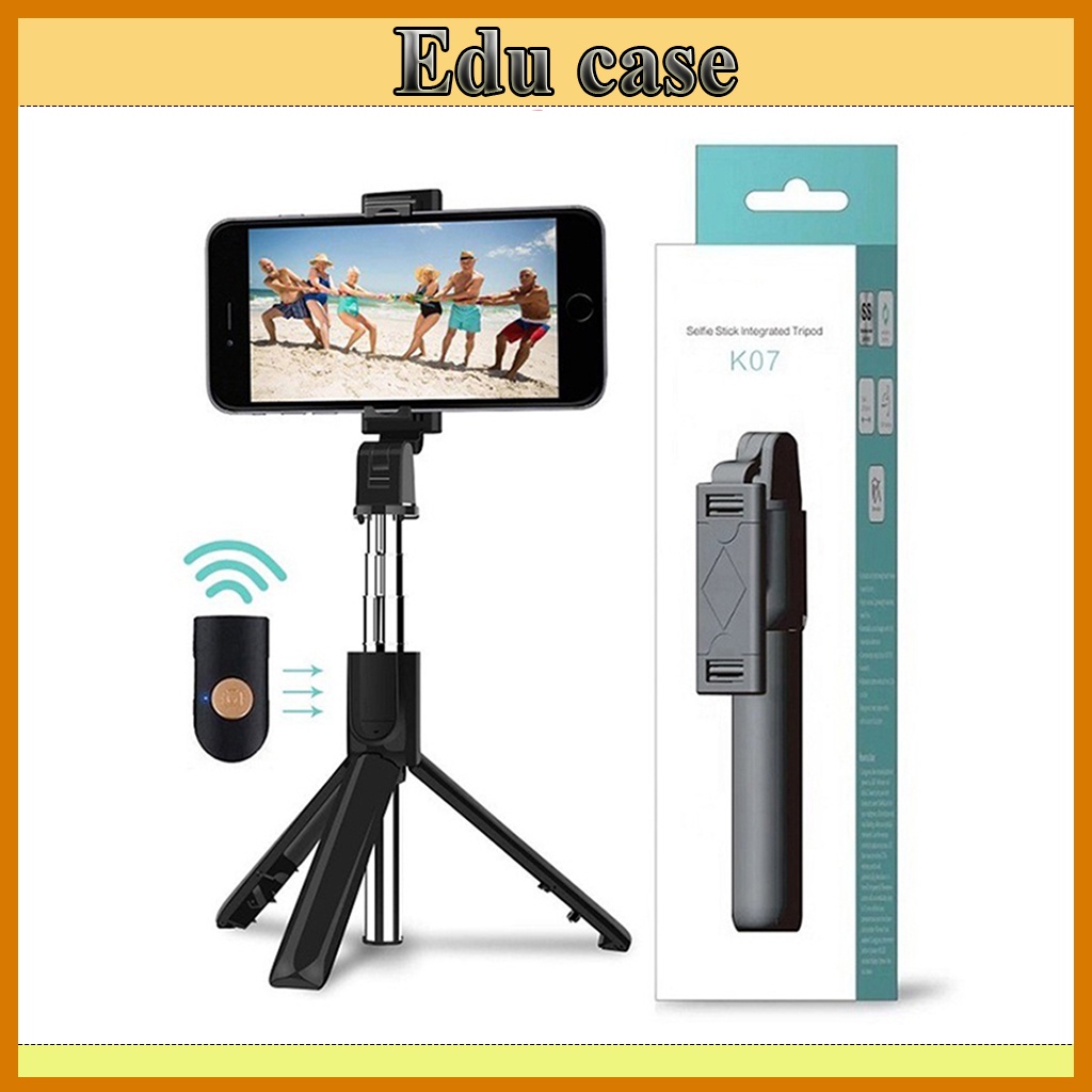 Gậy Chụp Ảnh Tự Sướng Bluetooth 3 Chân Đa Năng – Tripod K07 – Chụp Hình Selfie_