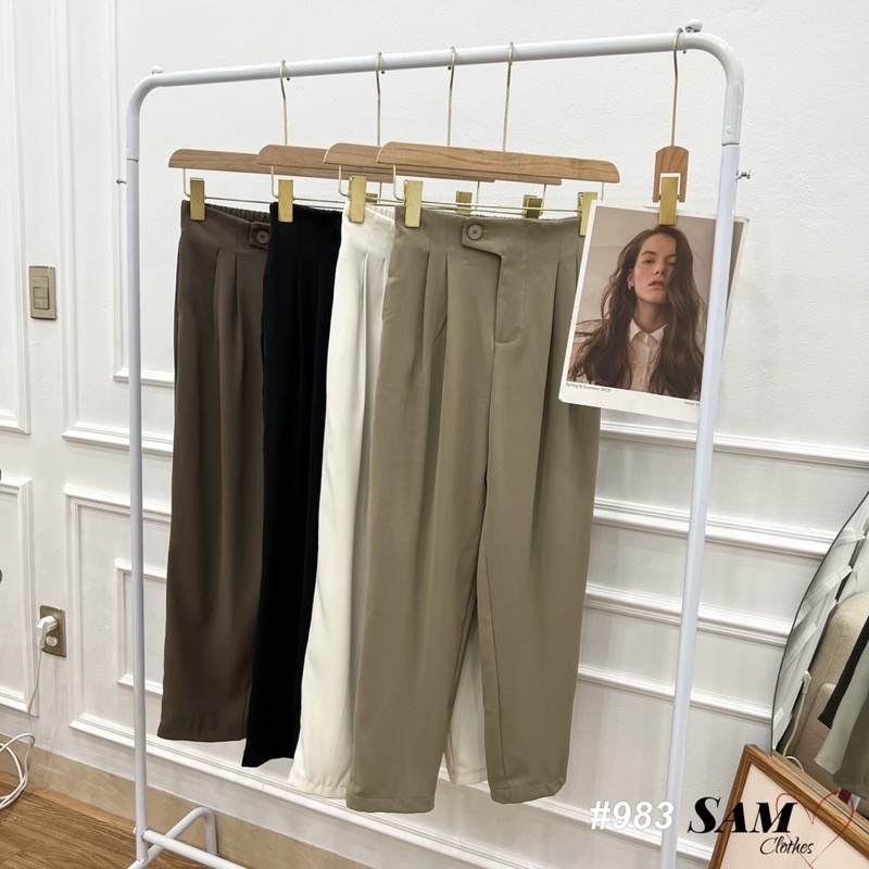 Quần 983 baggy chun sau