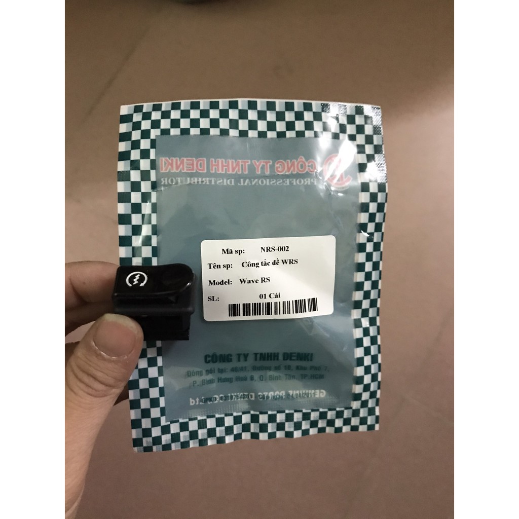 Công tắc đề xe Wave RS Denki