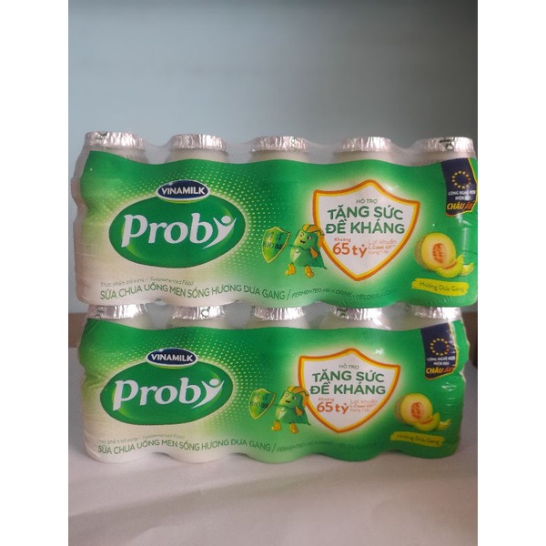 Nữa thùng  Proby 25 chai 65ml ( vị tự nhiên, dâu, việt quất, dưa gang)