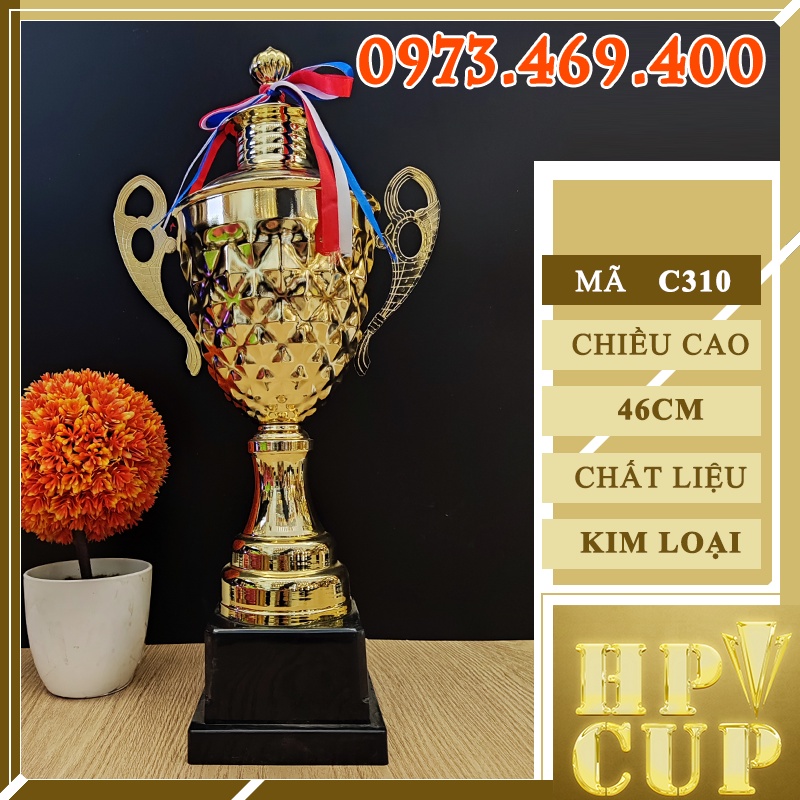 Cúp Vàng Bóng Đá Thể Thao Lưu Niệm Cup Pha Lê Huy Chương Kim Loại Cờ Lưu Niệm Quà Tặng B1B