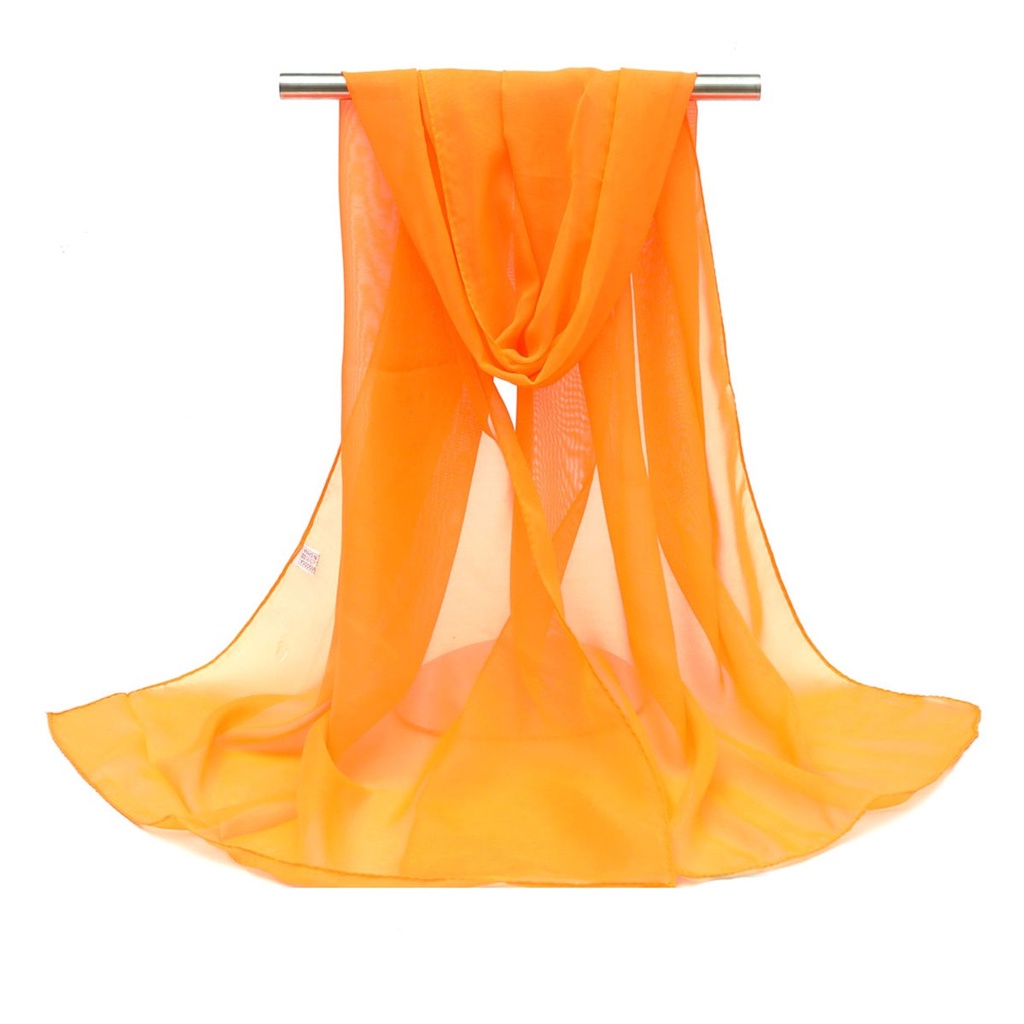 Khăn Voan Che Bụng Màu Trơn Thoáng Khí 150X50Cm WJ1042-01
