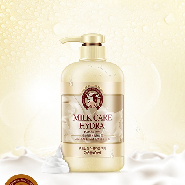 SỮA TẮM CON BÒ MILK CARE HYDRA ROREC 800ML