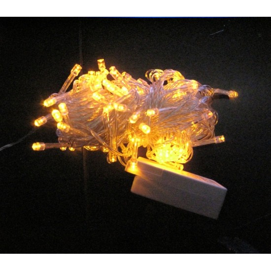 Dây đèn led trang trí màu vàng nắng nháy 5m | BigBuy360 - bigbuy360.vn