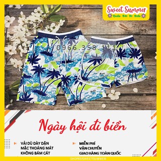 Quần đôi đi biển - sắc màu
