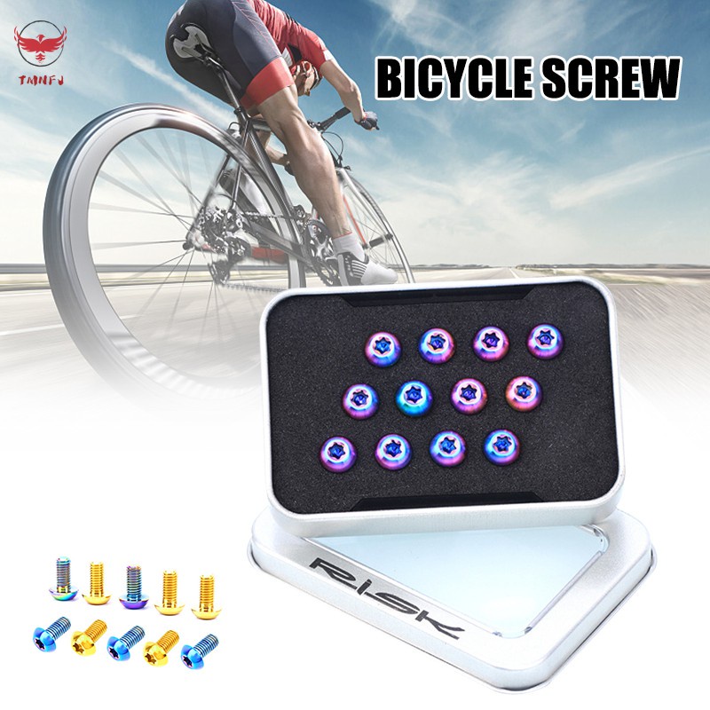 Ốc Cố Định Phanh Đĩa Bằng Hợp Kim Titan Chống Rỉ Phù Hợp Cho Xe Đạp Leo Núi