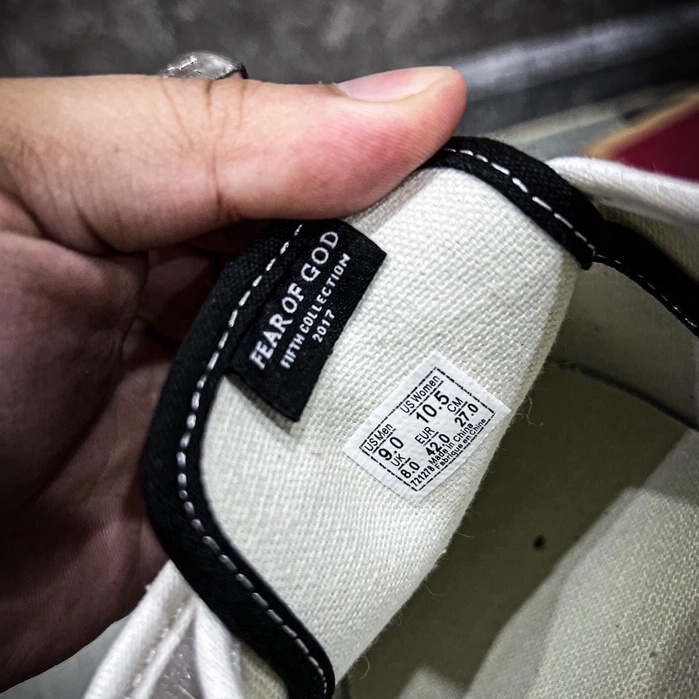 GIÀY VAN.S FEAR OF GOF FOG SLIPON LÓT DA