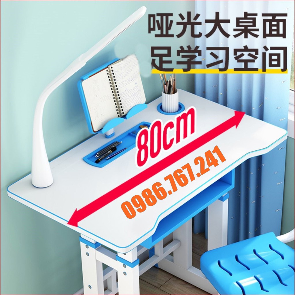 Bàn học chống gù lưng, siêu bền cho bé, điều chỉnh được độ cao | BigBuy360 - bigbuy360.vn