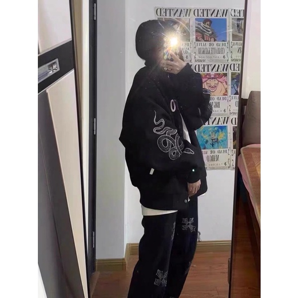 Áo khoác đen Nam nữ