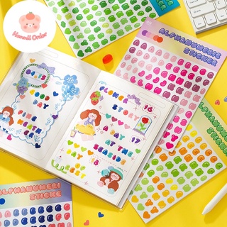 Set 2 tấm sticker chữ Alphanumeric Sticker