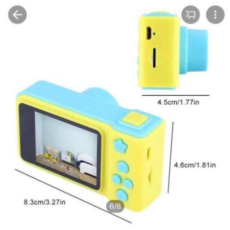 Máy chụp hình bỏ túi mini Kỹ thuật số cho bé Yêu Promax Baby Cute Cartoon - SmartStore1688