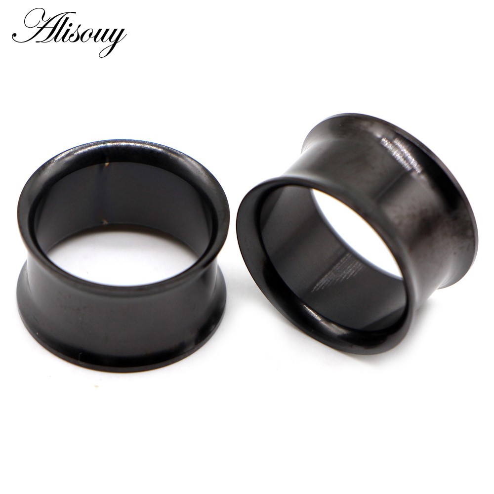 Alisouy Set 2 Khuyên Nong Tai Bằng Thép Không Gỉ Cá Tính