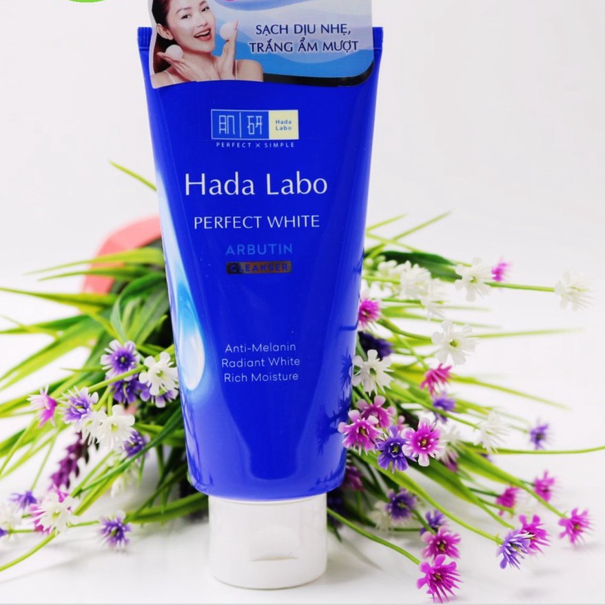 Bộ Sản Phẩm Dưỡng Trắng Da Tối Ưu Hada Labo Perfect White