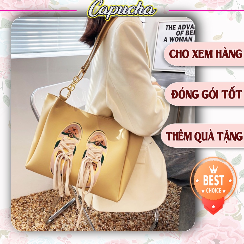 Túi xách nữ tote giày cực lạ thời trang phong cách Hàn Quốc Capucha T166
