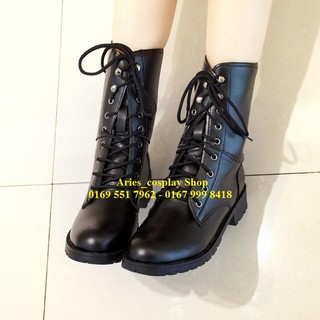 Giày cosplay - Giày phong cách - Combat Boots (Aries Cos)