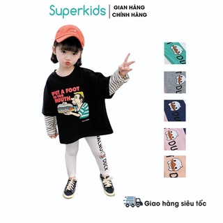 Quần dài legging bé gái tăm vịt Duck 8-18kg QATE704B