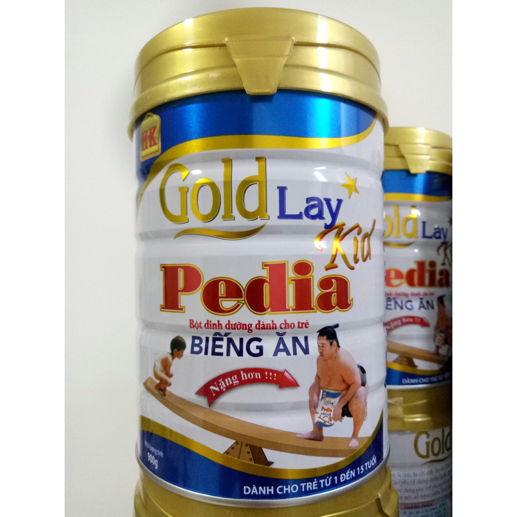 Sữa GoldLay Pedia 900g cho trẻ biếng ăn, chậm tăng cân (date mới)