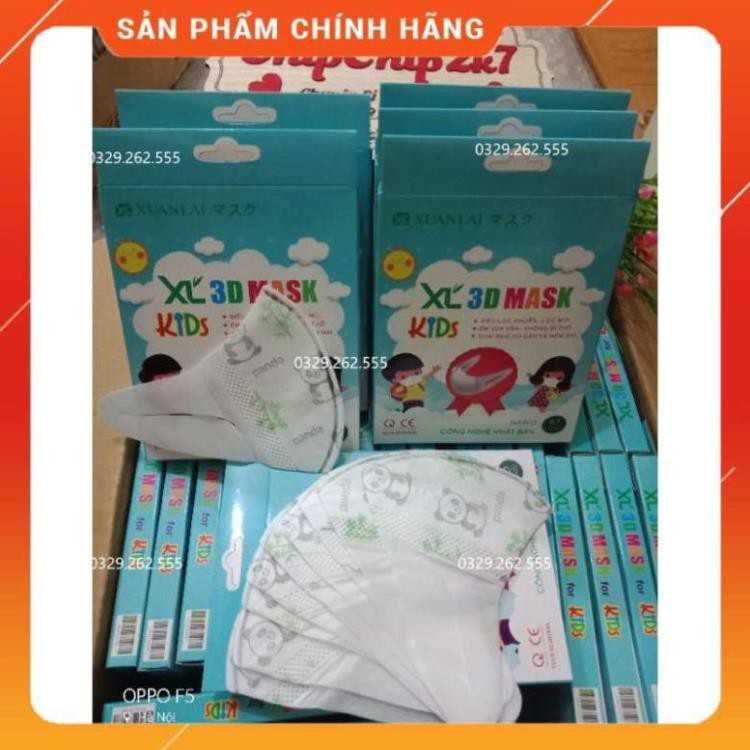 (3d Kid) Hộp khẩu trang 3d mask trẻ em cao cấp 10 cái