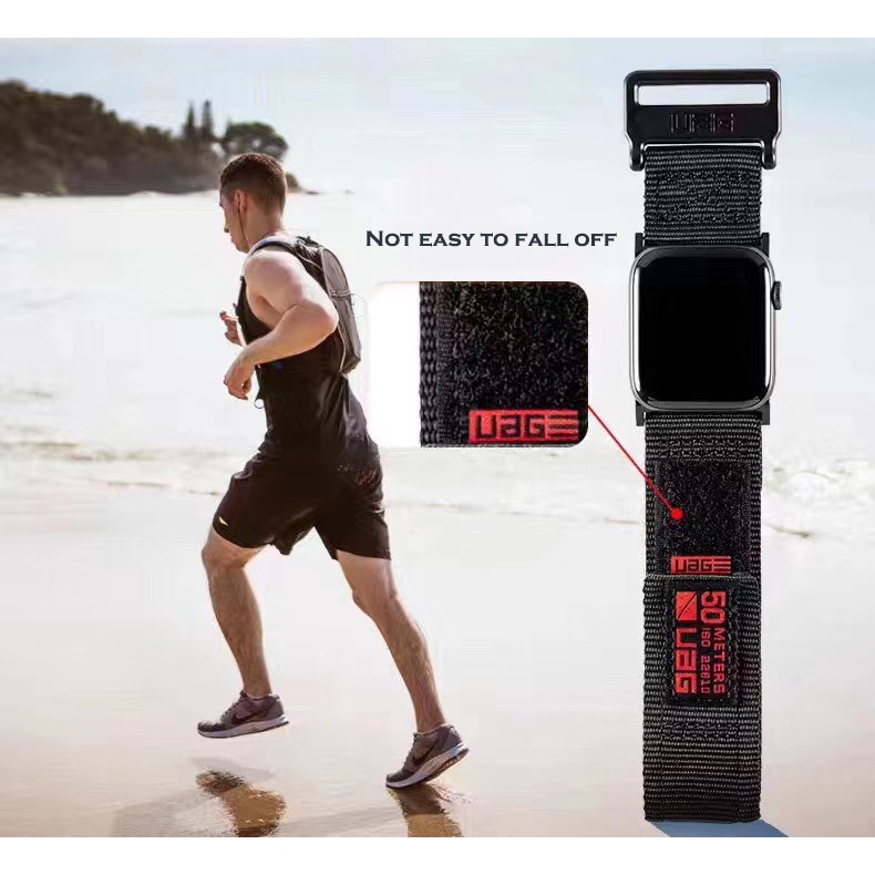Dây Đeo Nylon Cho Đồng Hồ Thông Minh Apple Watch 8 7 SE 6 5 4 3 2 1 Iwatch 49mm 45mm 44mm 42mm 40mm 38mm